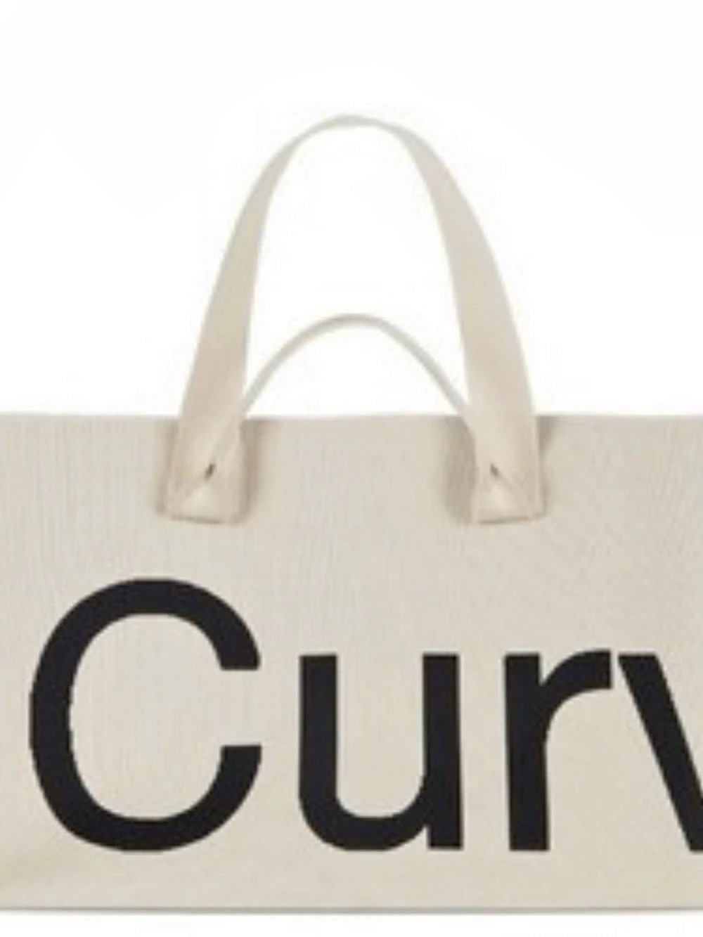 Cuyana Tote in Cream & Black Like New